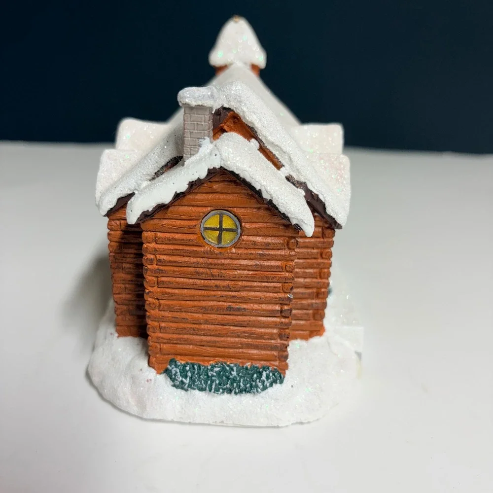 Thomas Kinkade Silent Night Church Sounds of the Season Illuminating VillageREAD